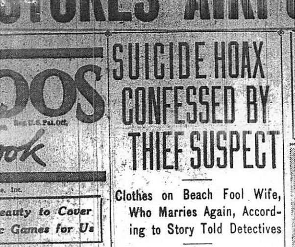 Headline from the L.A. Examiner, July 24, 1928.