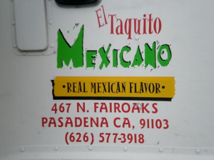 El Taquito Mexicano Food Truck