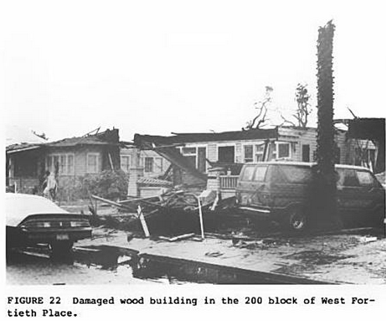 Los Angeles Building Destroyed by Tornado