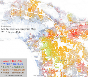 Los Angeles Racial Demographics Map
