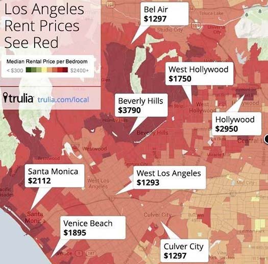 Rent Control Los Angeles Map