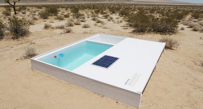 Hidden Pool in the Mojave Desert