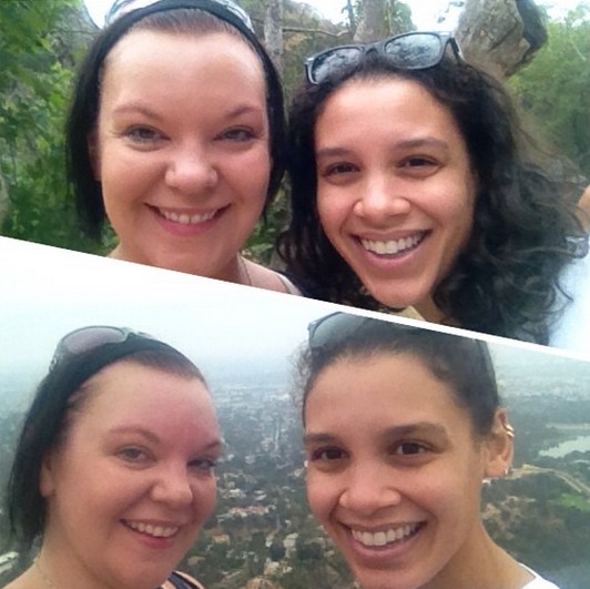 Good Friends at Hollywood Sign