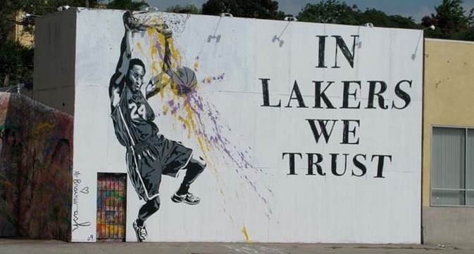 Lakers Street Mural