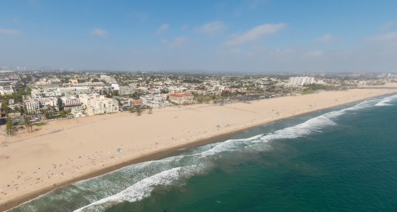 Santa Monica Aerial View