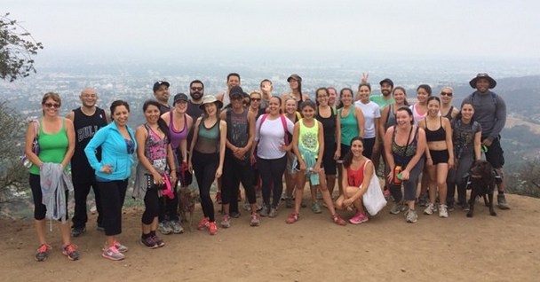 Group Photo at Hollywood Sign