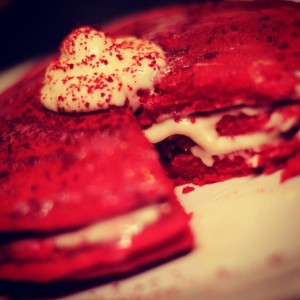 Doughboys Bakery Red Velvet Pancakes