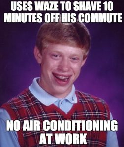 Bad Luck Brian Weather Meme