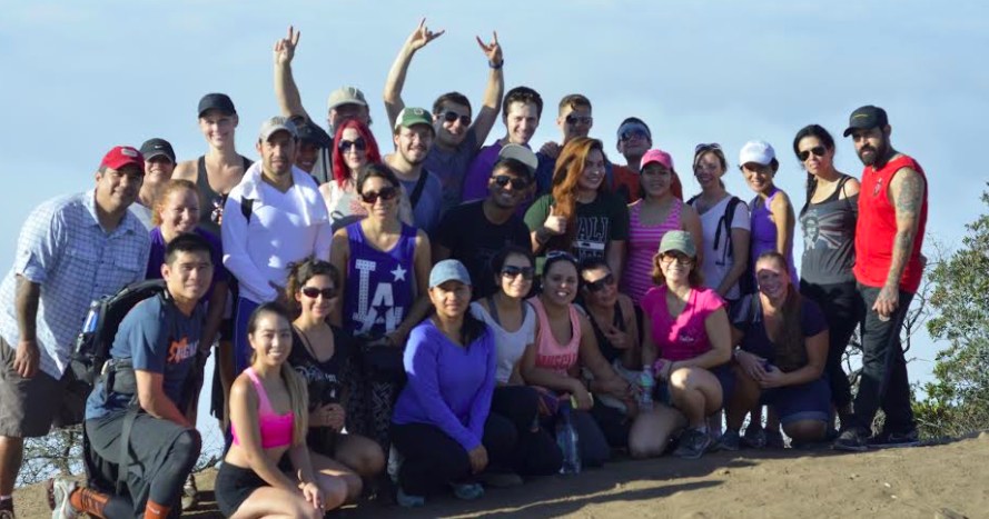 We Like L.A. Group Photo at Hollywood SIgn