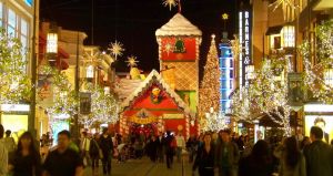 Christmas at the Grove in Los Angeles