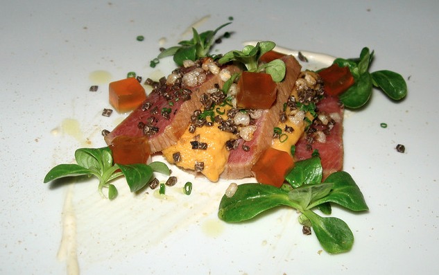 Fatty Tuna and Sea Urchin at Providence