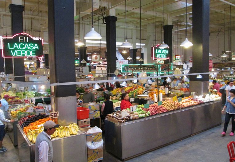 Grand Central Market in Los Angeles