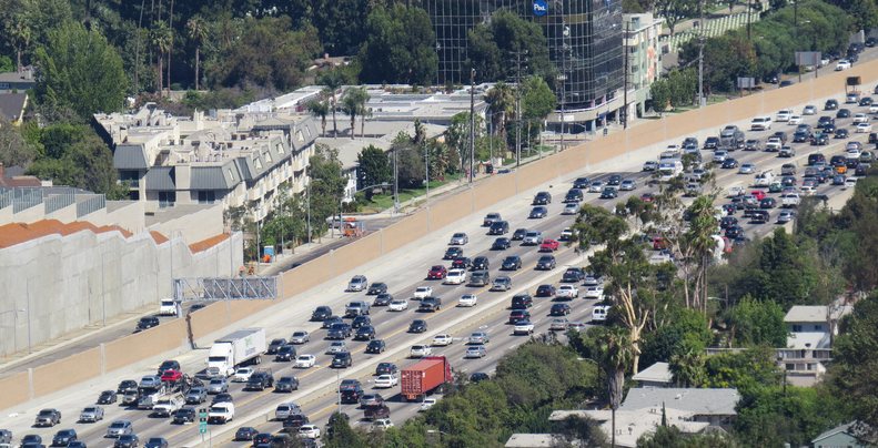 Los Angeles Freeway Gridlock