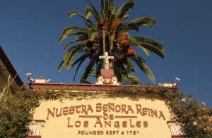 Nuestra Senora Reina Monument Los Angeles