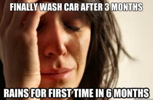 Rain Car Wash Problems