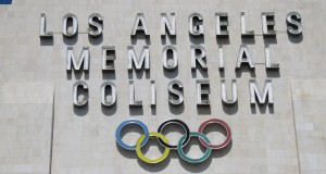 Los Angeles Coliseum Olympic Rings