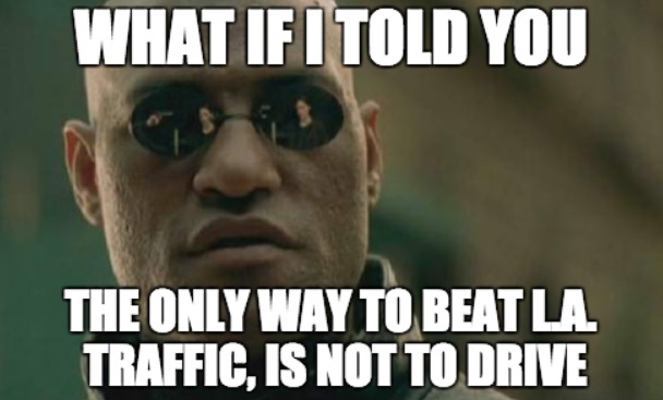 Morpheus L.A. Traffic Meme