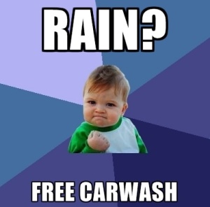 Rain Free Car Wash Meme
