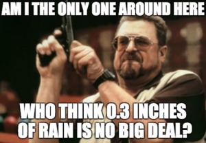 Rain is No Big Deal