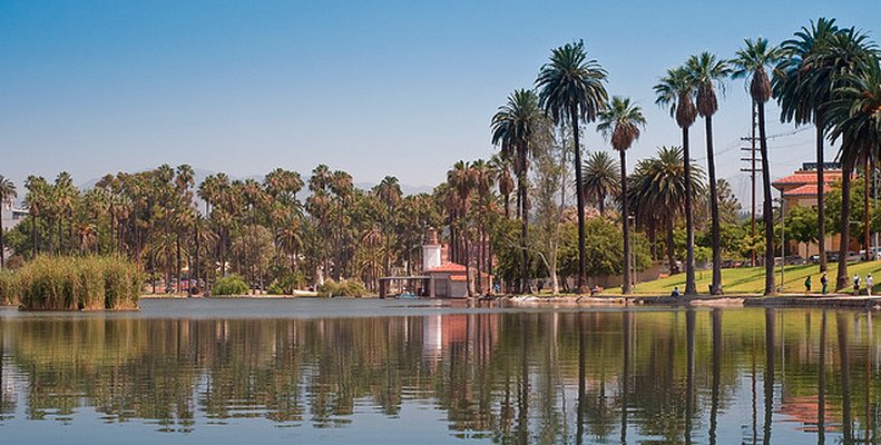 Echo Park Lake Day