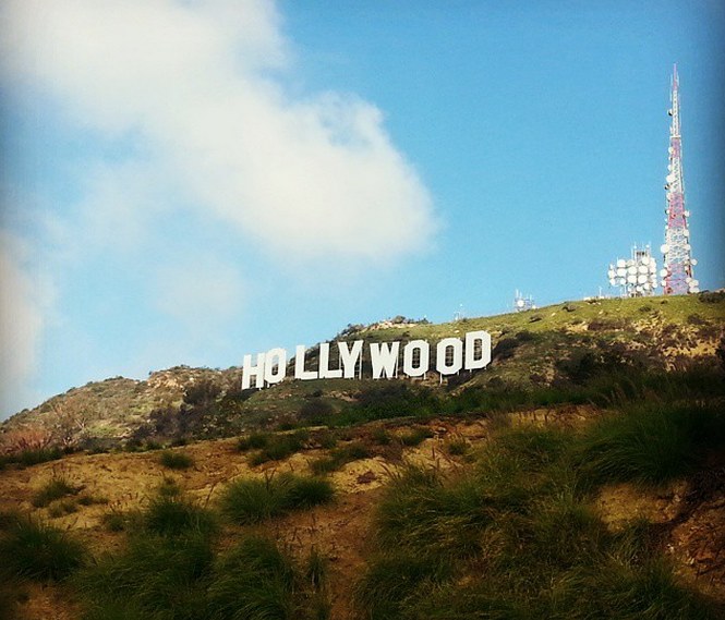 Hollywood Sign Front View