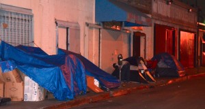 Skid Row Tents Downtown Los Angeles
