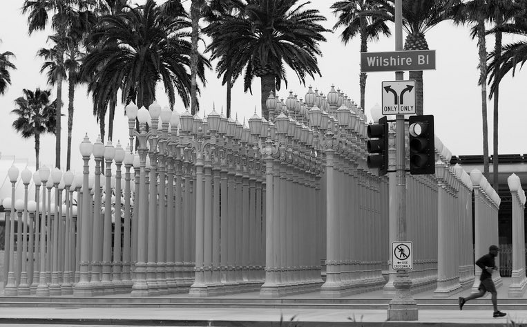 Urban Light Sculpture at LACMA