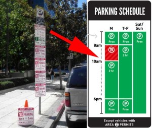 New Parking Signs
