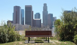 Vista Hermosa Park view of Los Angeles