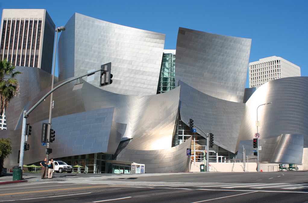 Disney Concert Hall in Downtown Los Angeles