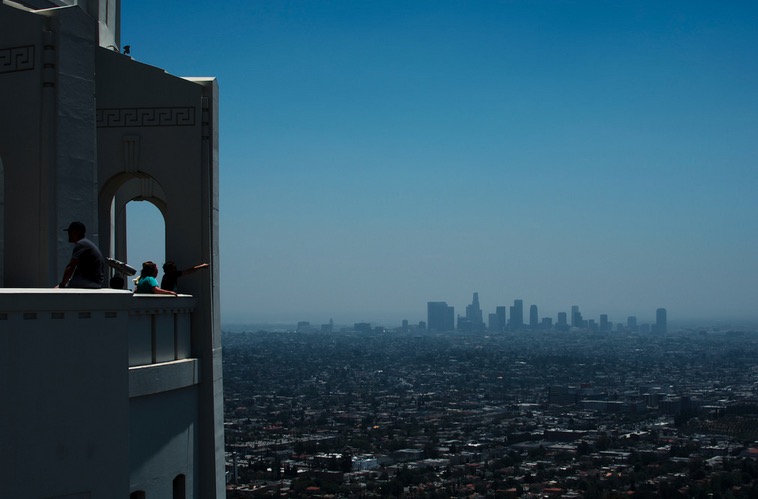 View of Downtown Los Angeles from Griffith Observatory