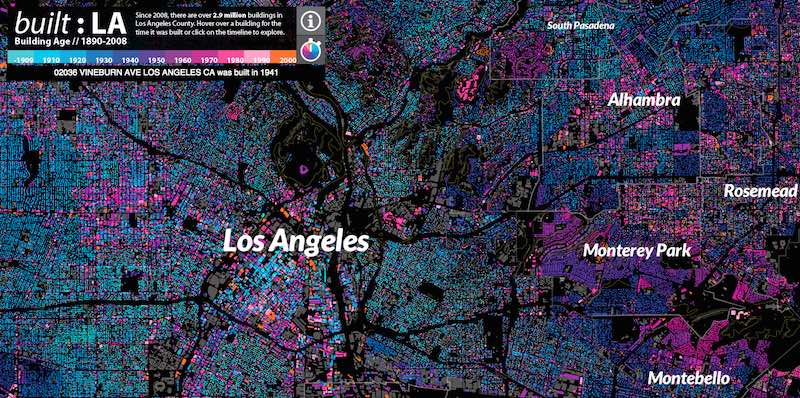 L.A. Housing Development History Map