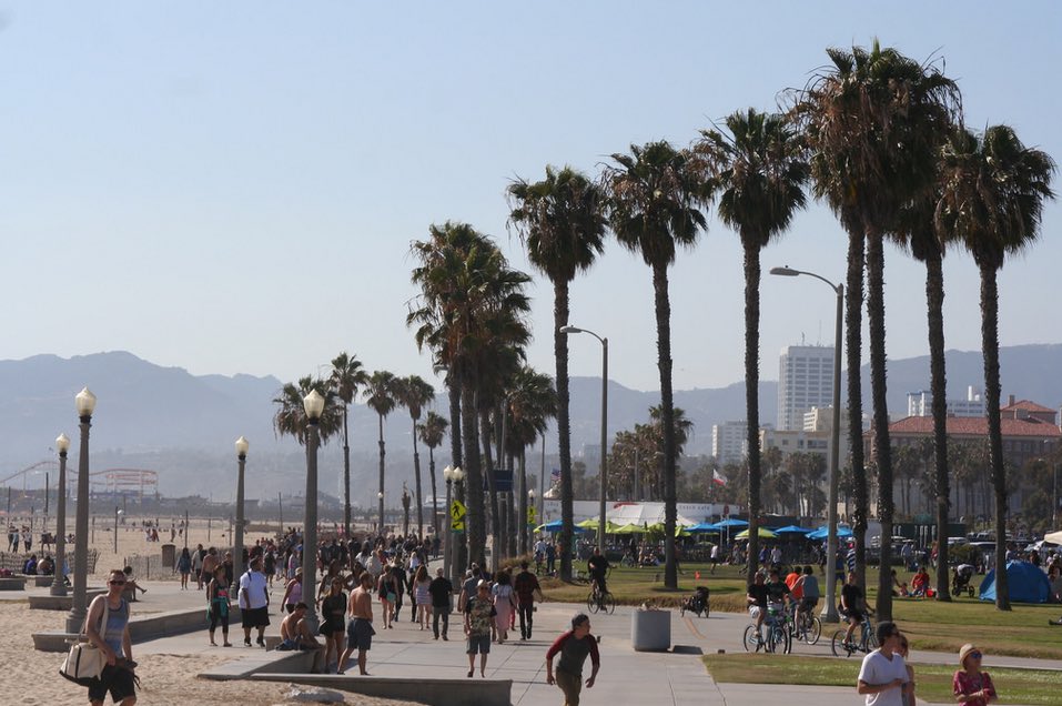 Santa Monica Beach Boardwalk