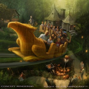 Flight of The Hippogriff Rendering