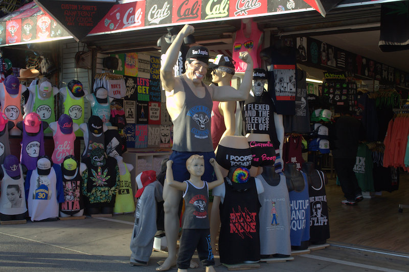 This Muscle Beach Mannequin is Showing Off His Guns