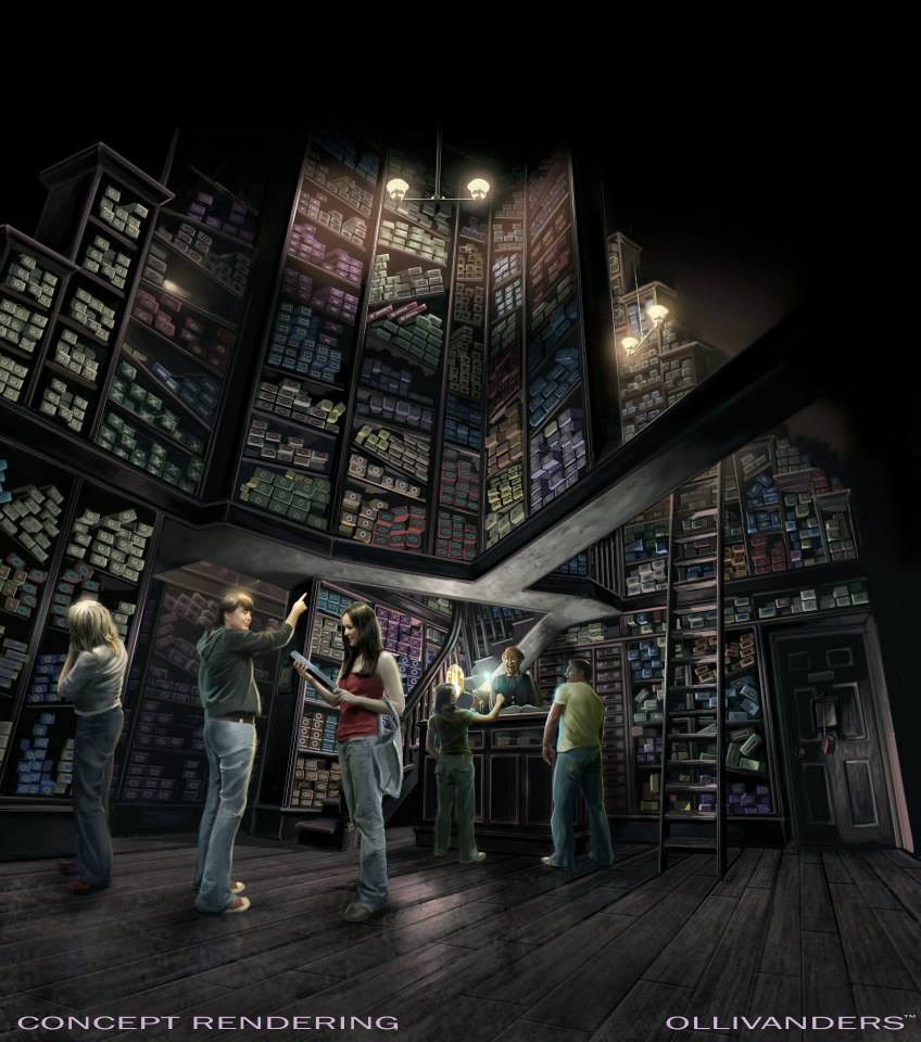 Ollivanders Rendering