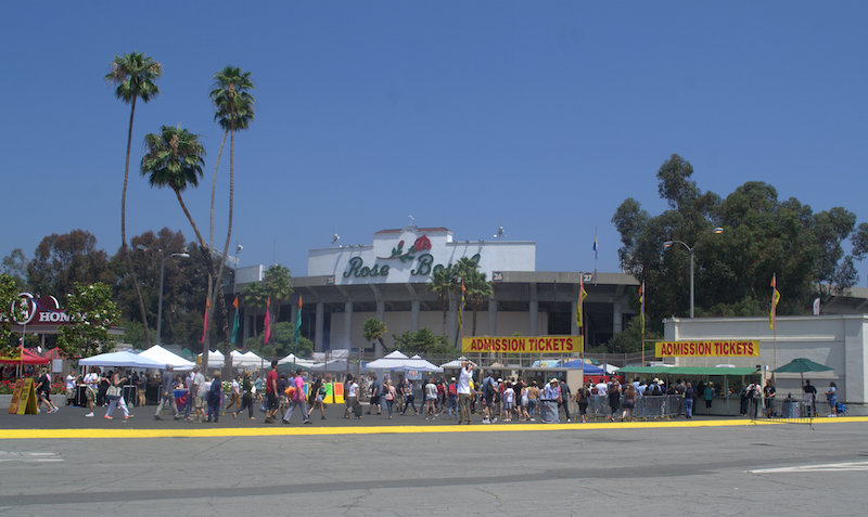 The Outside Entrance of The Rose Bowl