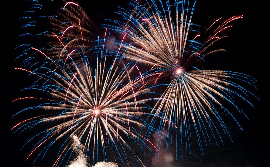 Rose Bowl Fireworks Display