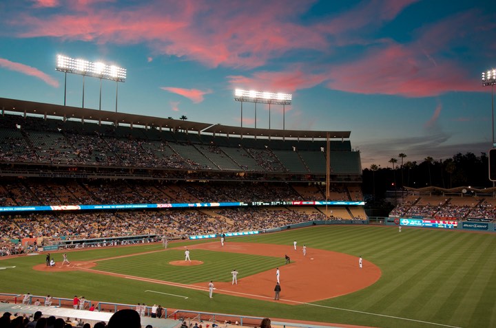 Twilight at Dodger Stadium