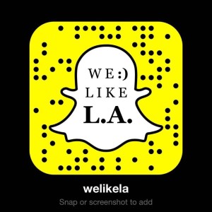 We Like L.A. Snapchat Add