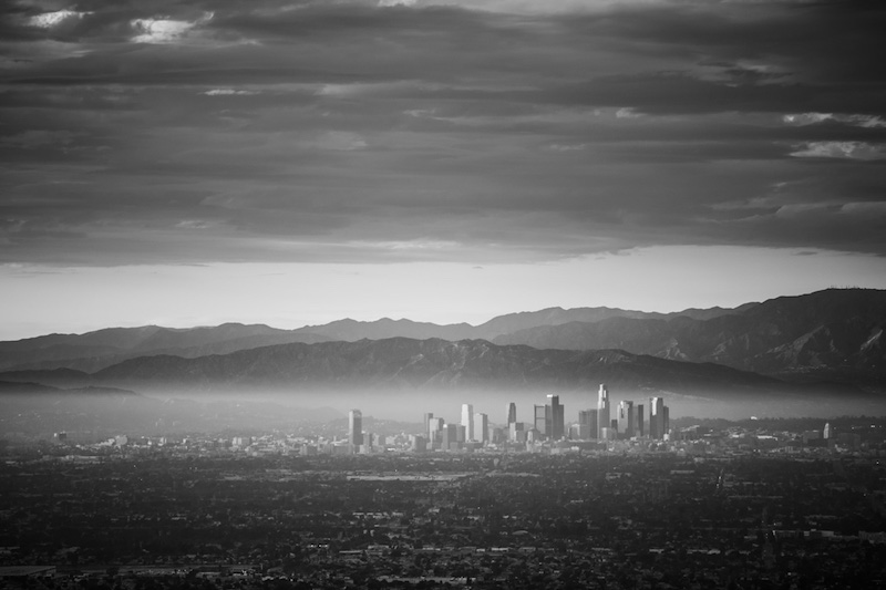 Storm Clouds Over Downtown L.A.