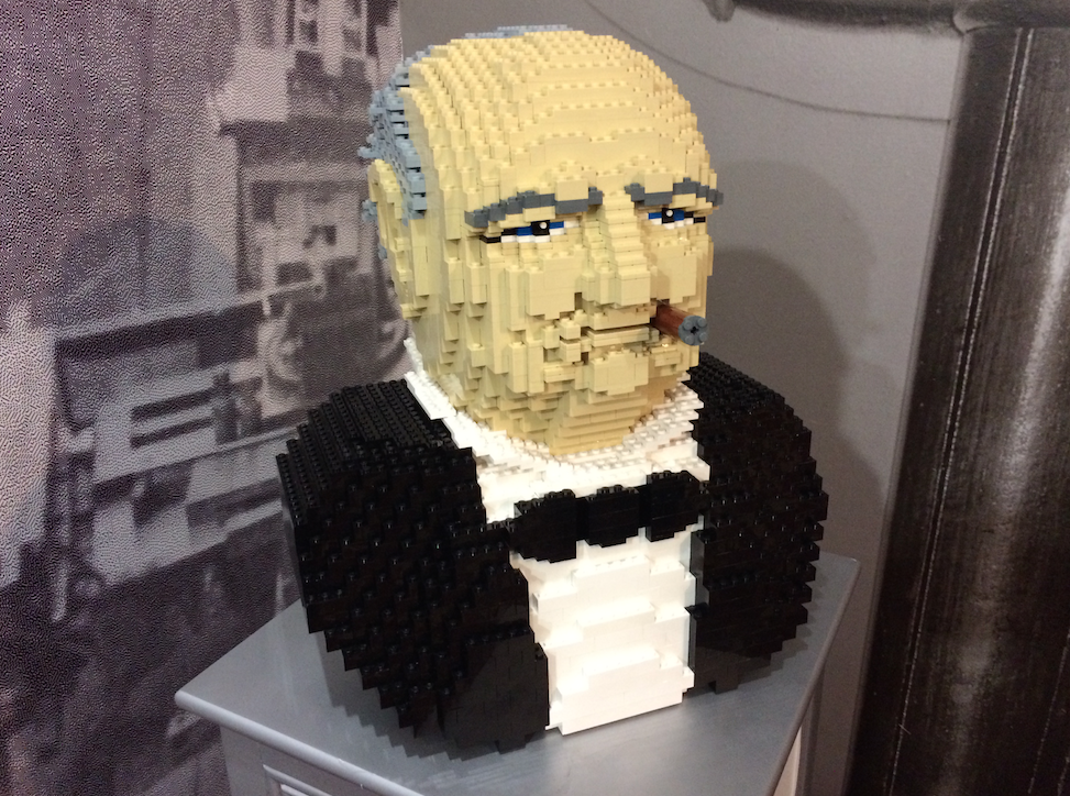 Winston Churhchill LEGO Statue