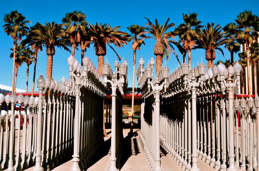 Urban Light Sculpture at LACMA