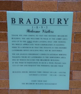 Bradbury Building Public Hours