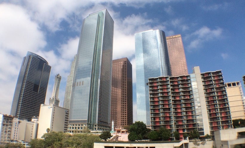 The Downtown Los Angeles Skyline