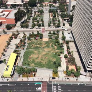 Grand Park from City Hall View