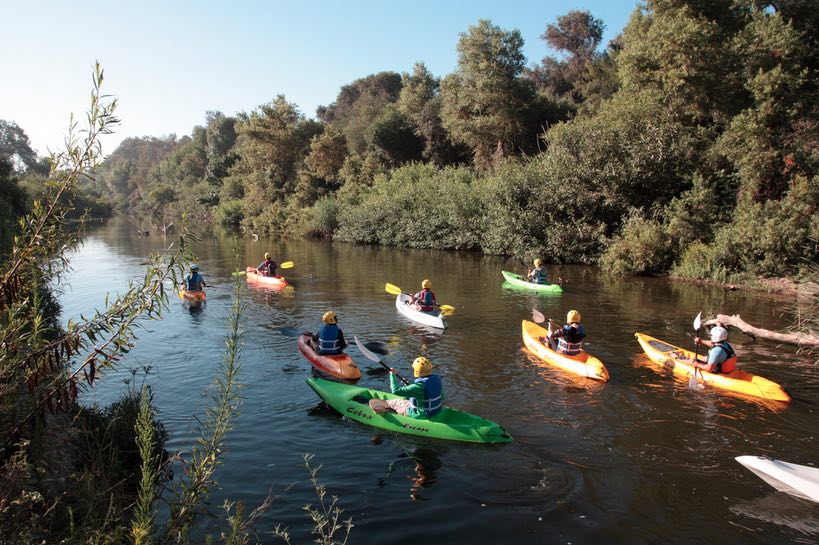 Kayaking on LA River