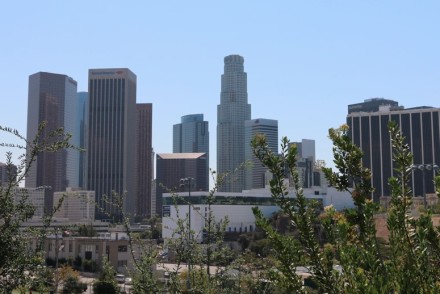View of DTLA from Vista Hermosa Park