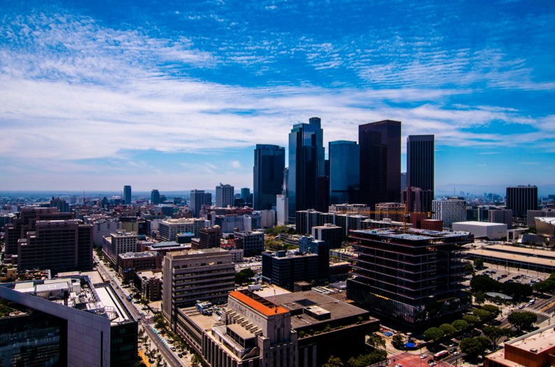 Los Angeles skyline from City Hall