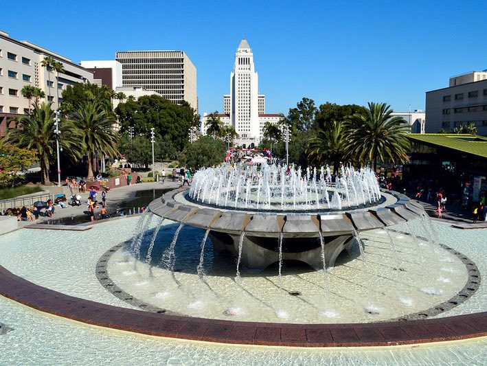 Grand Park LA Fountain